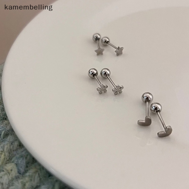 1 Đôi Khuyên Tai Nữ Hình Hoa / Ngôi Sao / Trái Tim Xinh Xắn