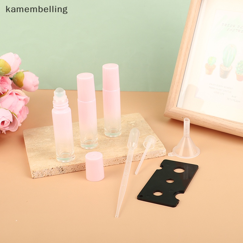 Kamembelling Chai Thủy Tinh 10ml Dạng Lăn Màu Gradient Độc Đáo