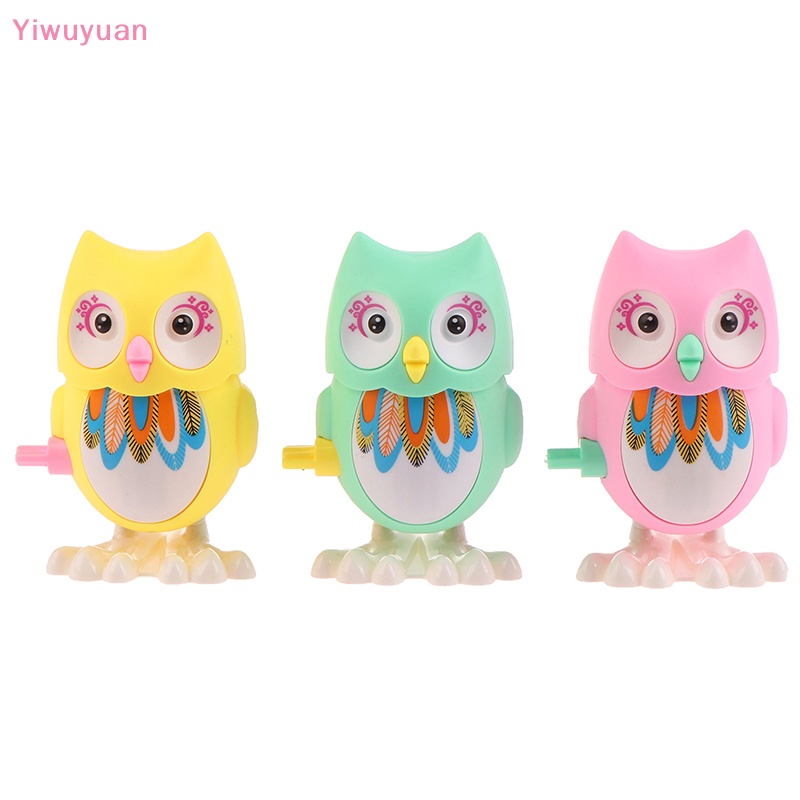 < Yiwuyuan > Đồ Chơi Lên Dây Cót Hình Chim Cú Hoạt Họa Đáng Yêu Cho Bé