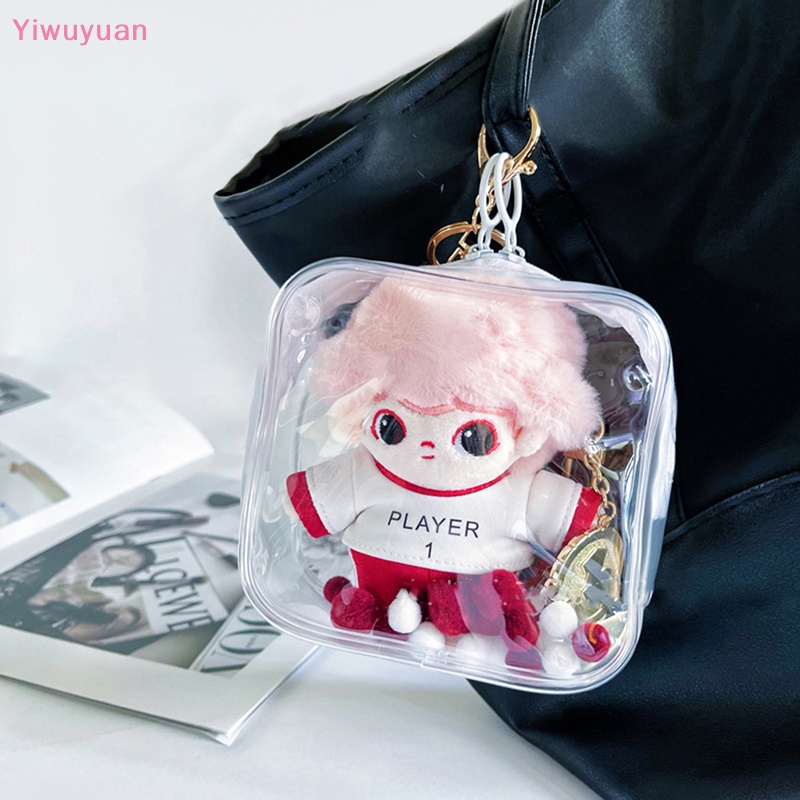 < Yiwuyuan > Túi Vuông Mini Đựng Đồ Chơi Búp Bê Hoạt Hình Trong Suốt Ngoài Trời Dễ Thương Mới