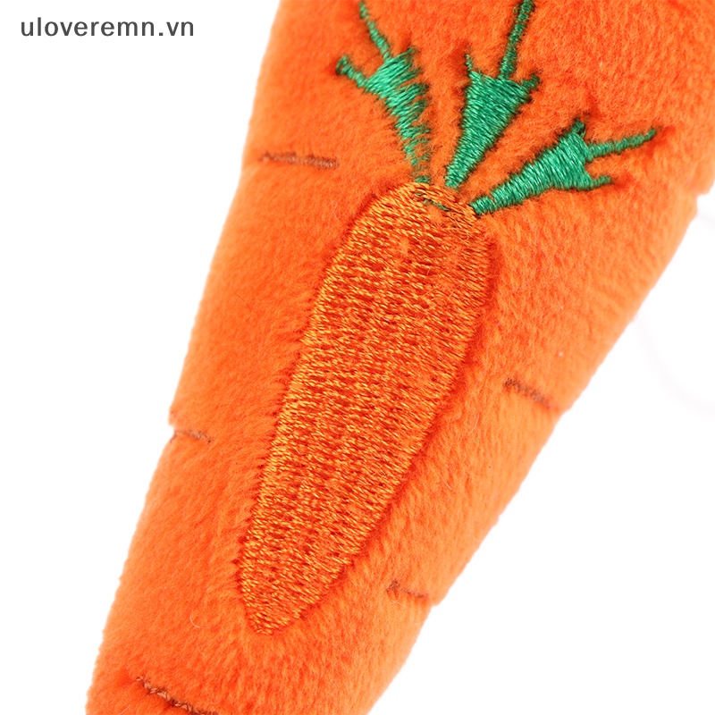 Móc Khóa Hình Củ Cà Rốt Nhồi Bông Dễ Thương