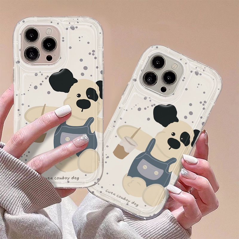 Ốp Điện Thoại Silicon TPU Mềm Chống Sốc In Hình Gấu Dễ Thương Cho IPhone 14 13 11 12 Pro XS Max X XR 7 + 8 Plus