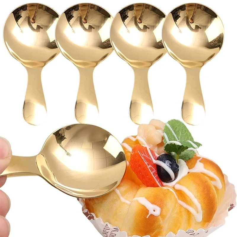 Muỗng Mini Bằng Thép Không Gỉ Dễ Thương Tiện Dụng Cho Nhà Bếp