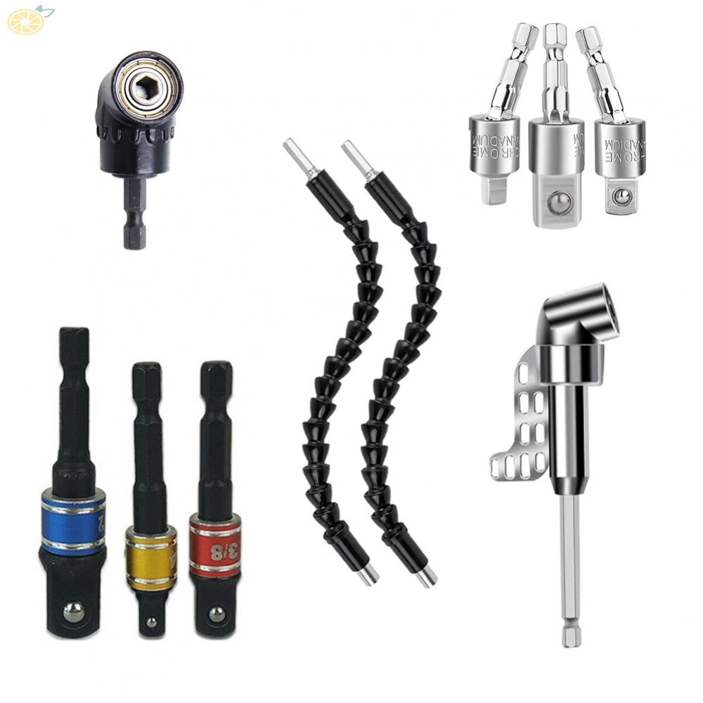 【VARSTR】Extension Bit Holder Right Angle 105° Durable Flexible Shaft Extension