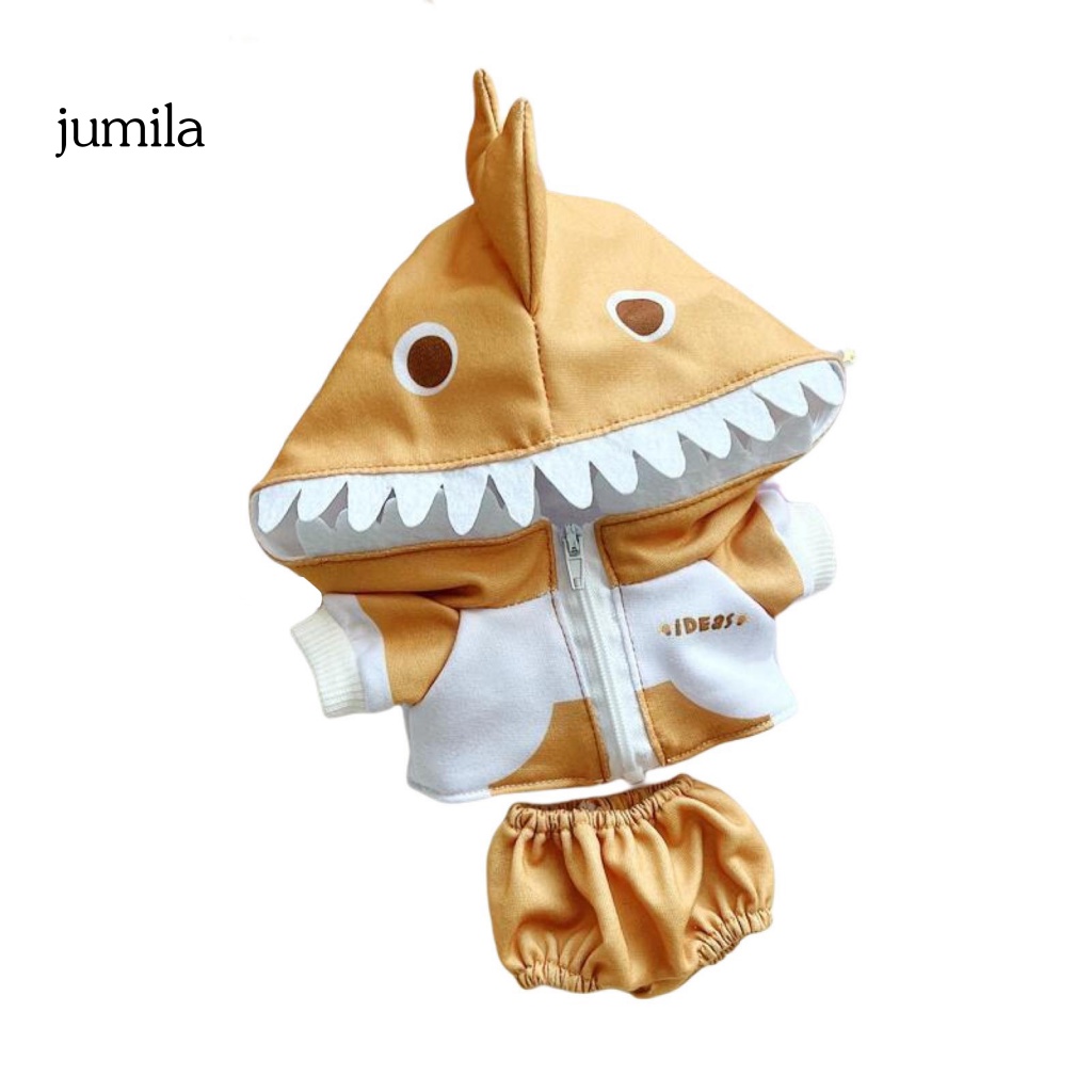 1 Bộ Áo Khoác + Quần Dài Cotton Mềm Mại Dành Cho Búp Bê 20cm