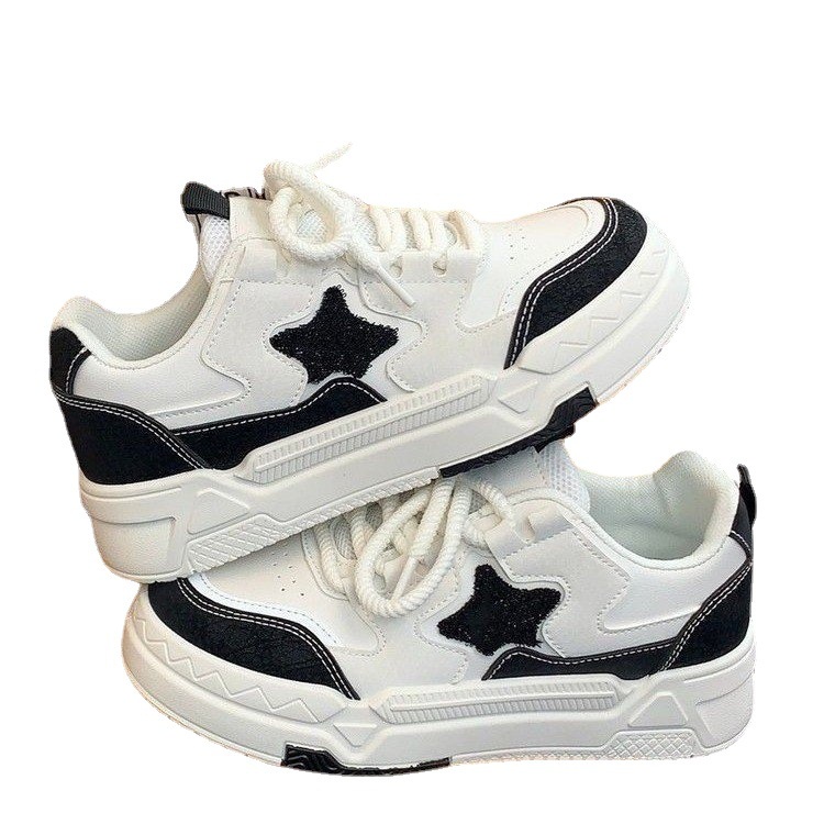 Giày Thể Thao Mũi Tròn Phong Cách Thời Trang Nhật Bản