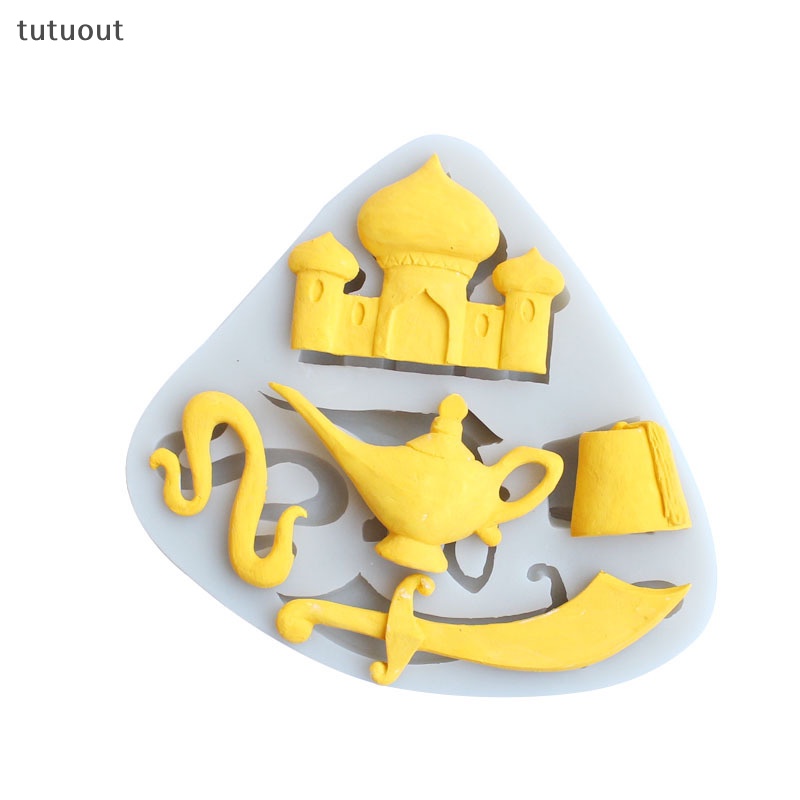 Khuôn Silicon Làm Kẹo Đường Hình Lâu Đài Aladdin