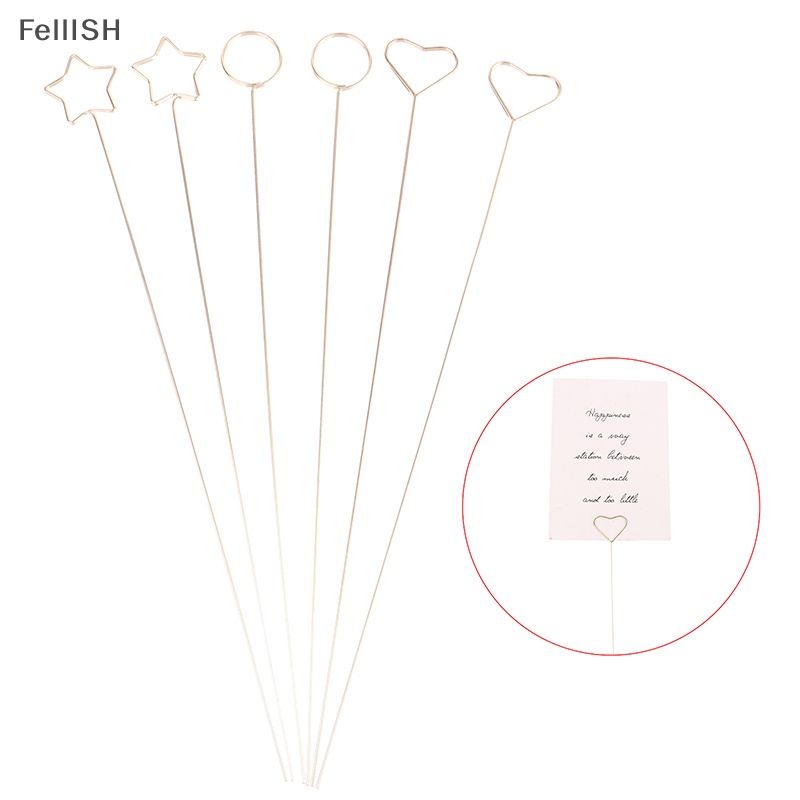 Bộ 10 Kẹp Thẻ Bằng Kim Loại Dùng Trang Trí Tiệc DIY 439br