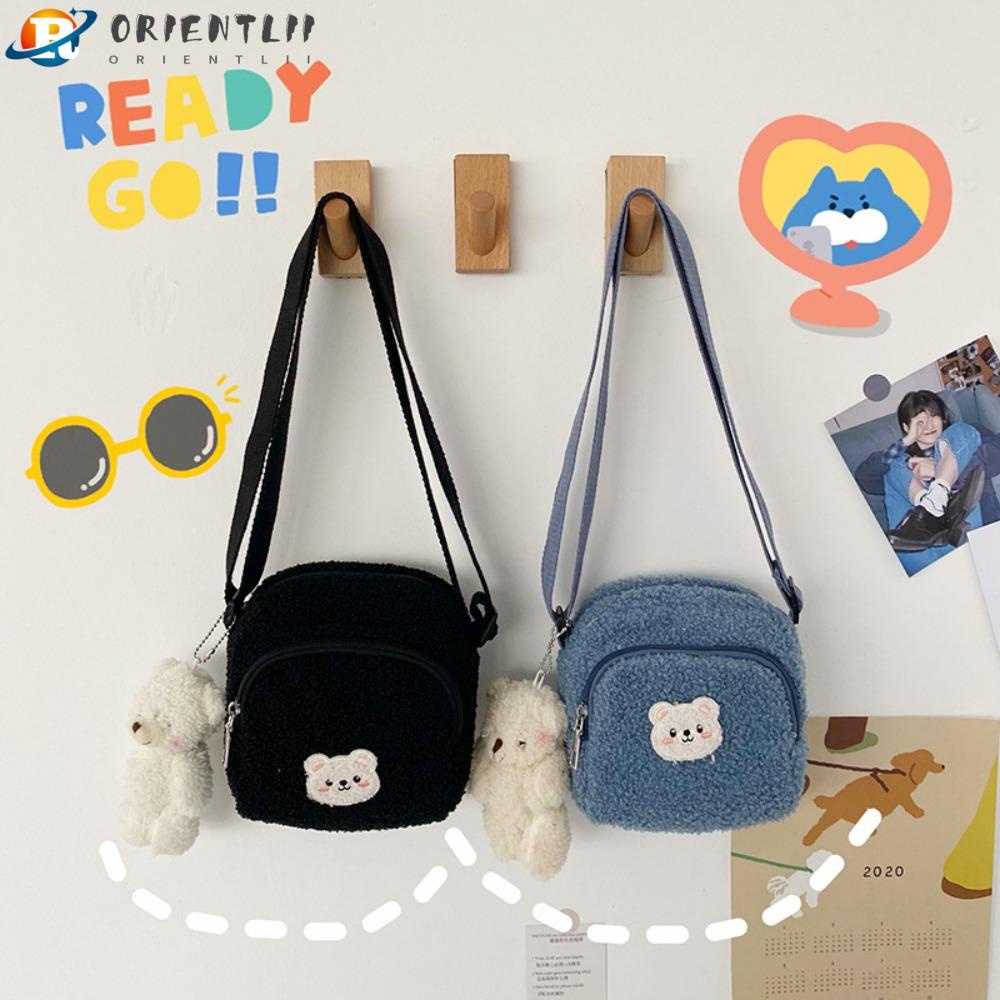 Túi Đeo Chéo Vai Bằng Vải Bông Nhỏ Nhắn Dễ Thương Dành Cho Nữ