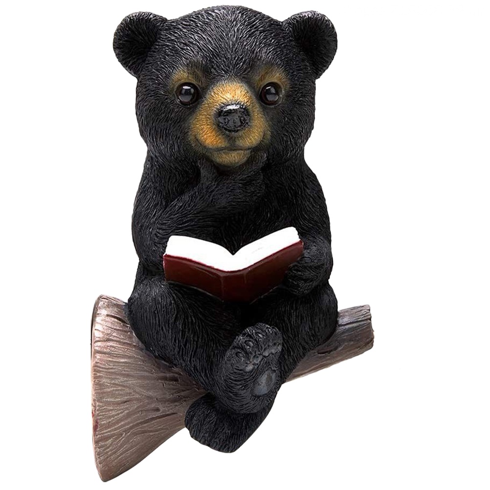 Mô Hình Gấu Phát Sáng Trong Bóng Tối Trang Trí Sân Vườn