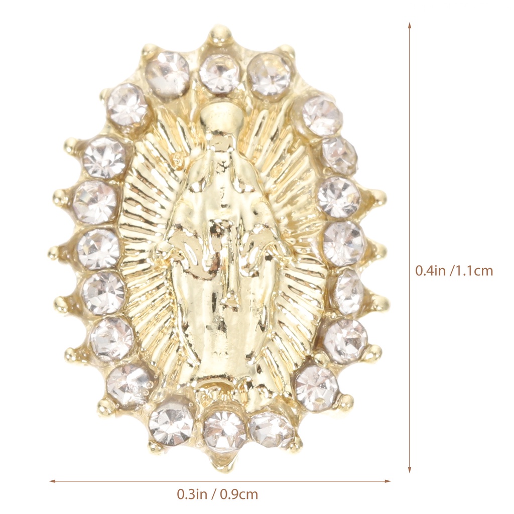 Bộ 20 HạT ĐíNh Trang Trí MóNg 1.1x0.9cm