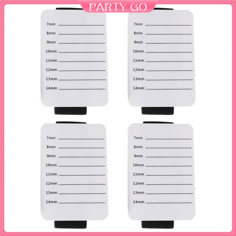 Set 4 Giá Đỡ Lông Mi Giả 7-14Mm Kèm Dây Đeo Cổ Tay Tiện Dụng