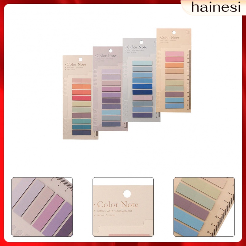 Sổ Ghi Chú 4 X Giấy Ghi Chú Màu Trơn Tiện Dụng