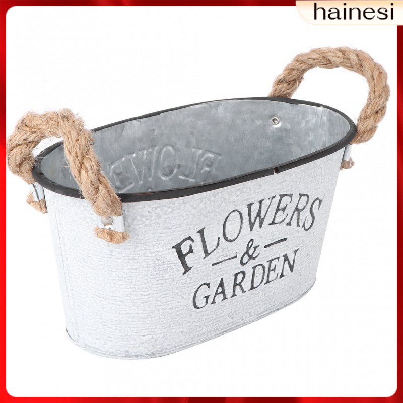 Chậu Hoa Bằng Thiếc Phong Cách Pháp Độc Đáo Trang Trí Nhà Cửa