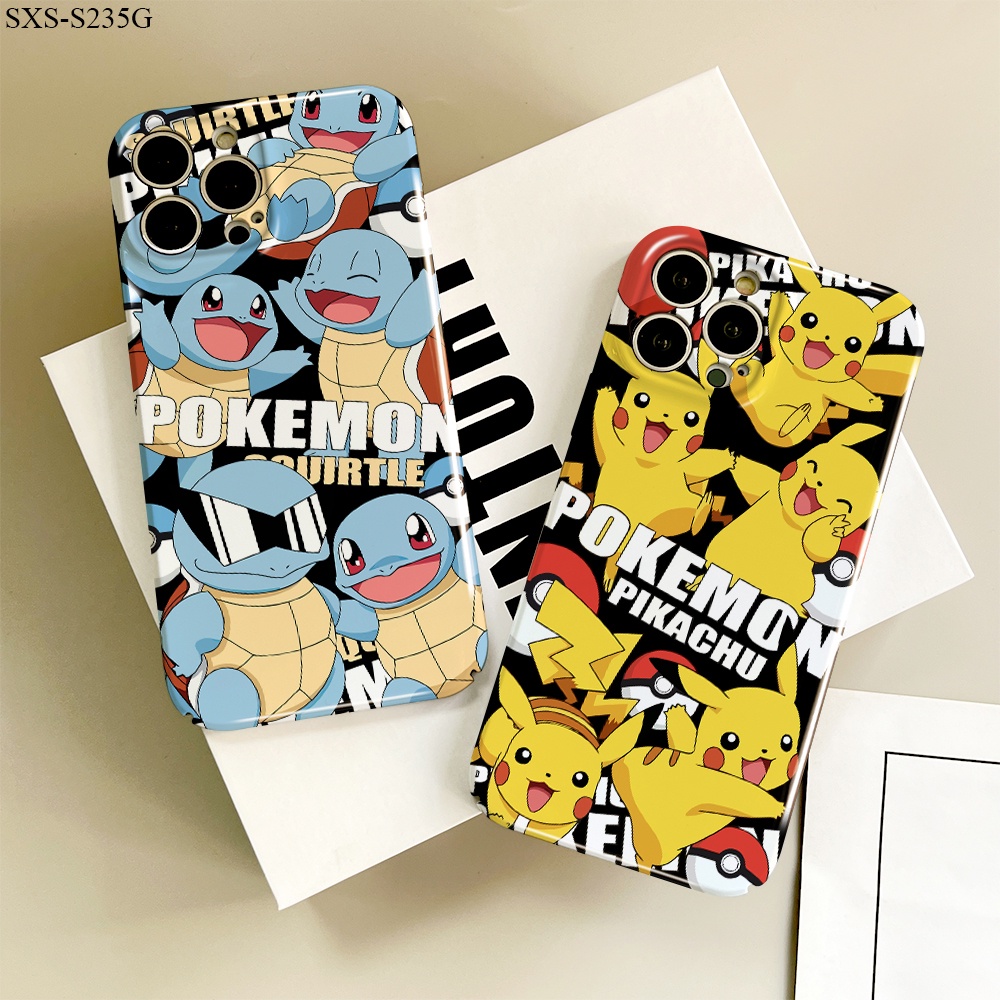 Ốp điện thoại họa tiết Pokémon Pikachu cho Samsung Galaxy S23 S22 S21 S20 Plus Ultra FE S21+ S22+ S23+ 5G