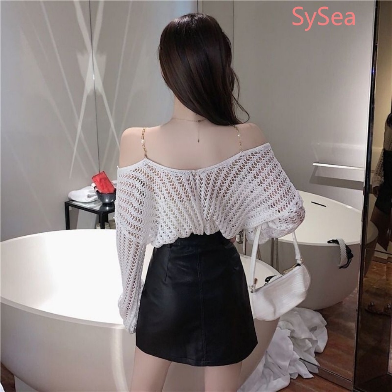 Áo Kiểu Trễ Vai Phong Cách Hàn Quốc Quyến Rũ Cho Nữ