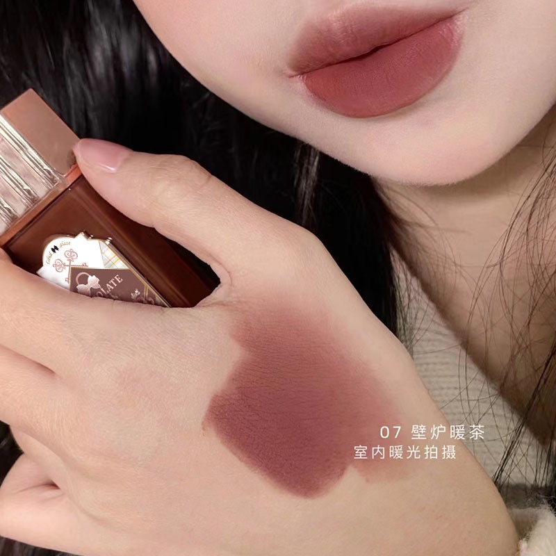 Son Môi Kobeleen 6 Màu Sắc Tùy Chọn Lâu Trôi Thiết Kế Hình Đám Mây Xinh Xắn