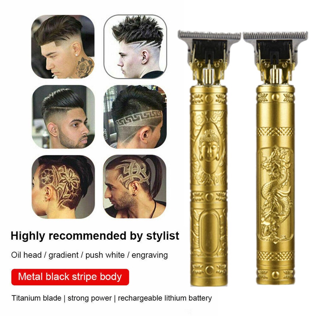 Tông Đơ Cắt Tóc 4 Số F6X8 Bằng Nhựa Có Thể Sạc Lại Bằng Cổng USB