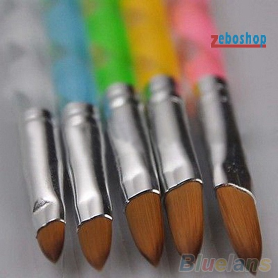 Set 5 Cọ Vẽ Trang Trí Móng Tay 3D DIY Chuyên Dụng