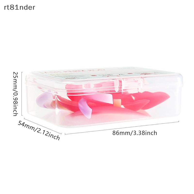 Bộ 8 Cặp Đệm Silicone Nhiều Màu Tái Sử Dụng Được Hỗ Trợ Uốn Cong Lông Mi