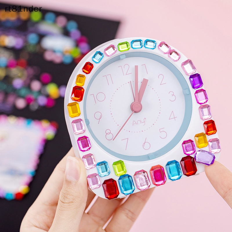 1 Tấm Nhãn Dán Mặt Trang Sức Đính Đá Pha Lê Tự Dính DIY