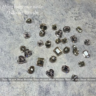 [Ảnh thật] Set đá đính móng
