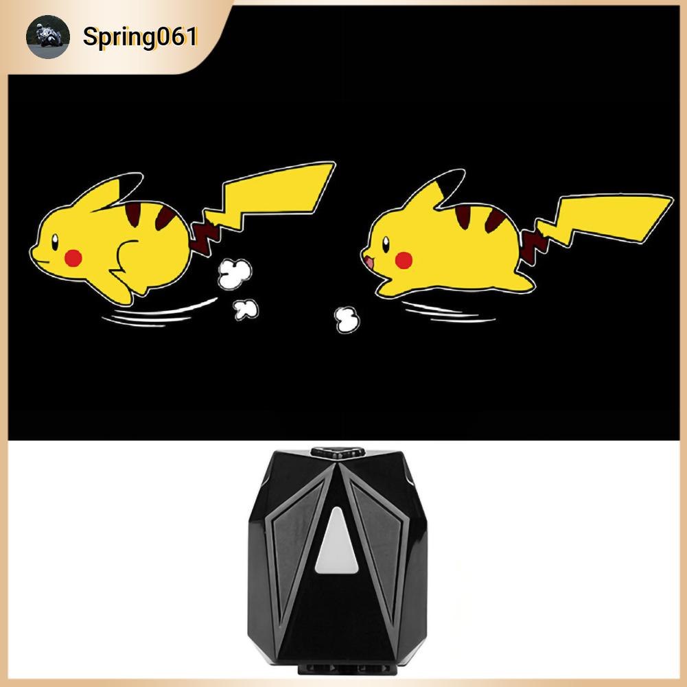 Spring061 2 Chiếc Ô Tô Đèn LED Cửa Bảng Chào Mừng Ánh Sáng Năng Động Cảm Ứng Hồng Ngoại Tích Hợp Pin Lithium 500MAh Đa