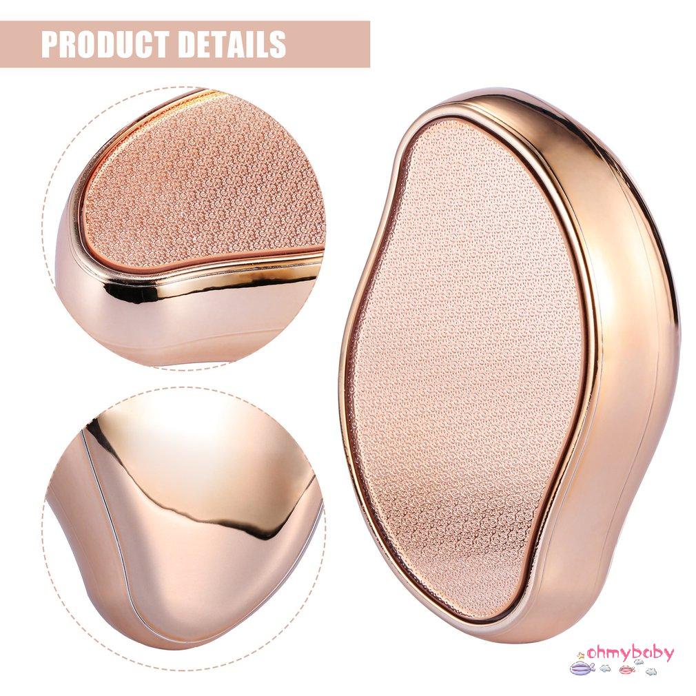 [InStock] Máy Cạo Râu Bằng Tay Có Thể Tái Sử Dụng Nano Kính Lông Và Chân Loại Bỏ Vết Chai Da Chết Gót Mài [Z/16]