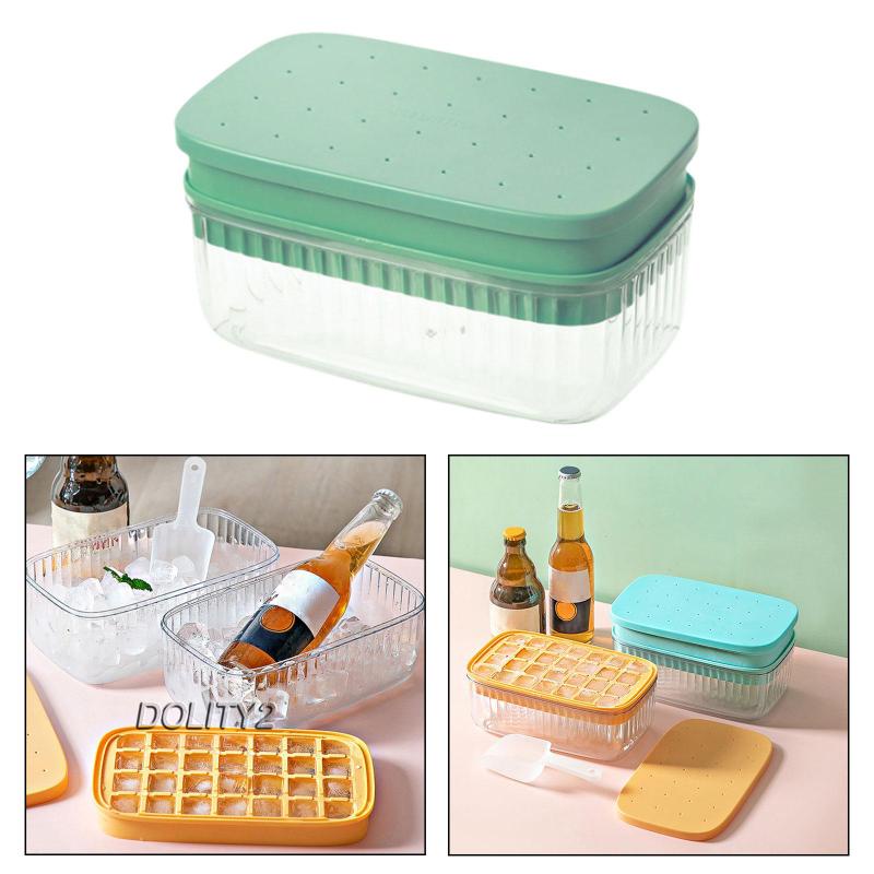 [Dolity2] Khay Làm Đá Bằng Silicone Cho Nhà Bếp