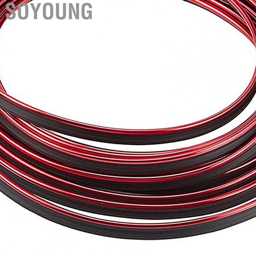 Soyoung Automobile Interior Trim Strip  Electroplating Elastic Car Dashboard Line for Vehicle