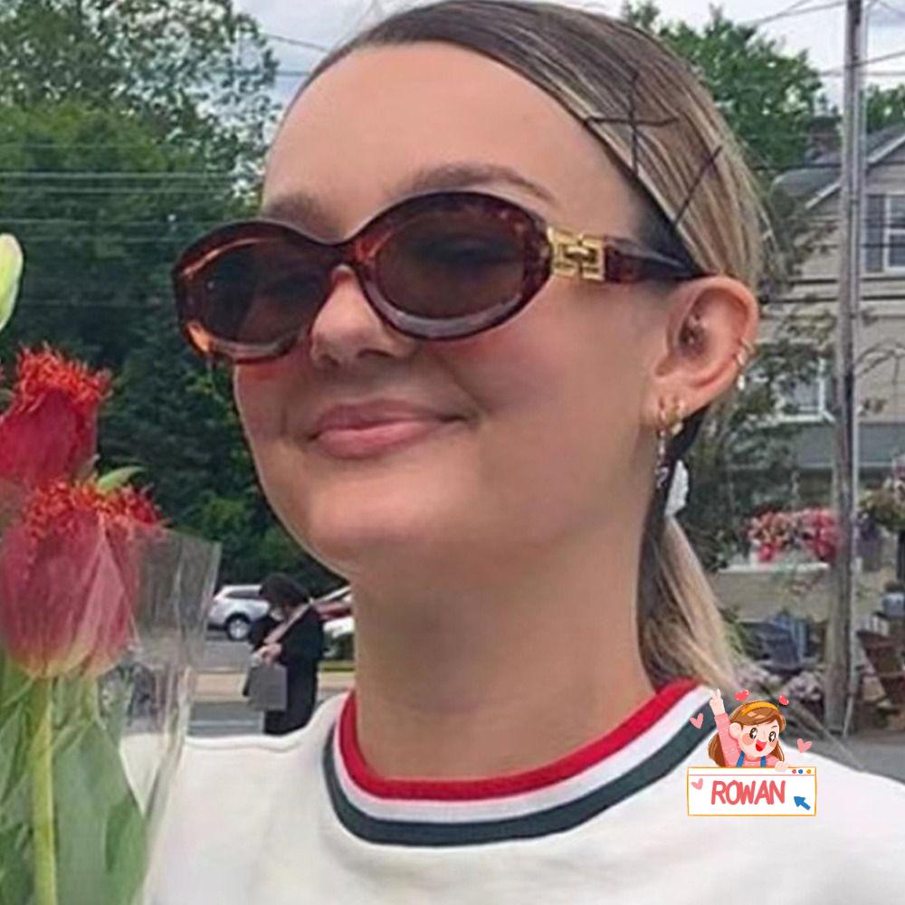 Kính Mát Gọng Oval Phong Cách Hip hop Thời Trang