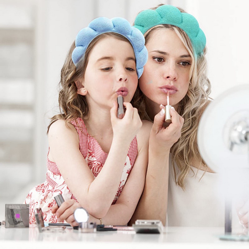 Băng Đô Cài Tóc Bằng Xốp Mềm Co Giãn Phong Cách Retro Dành Cho Nữ