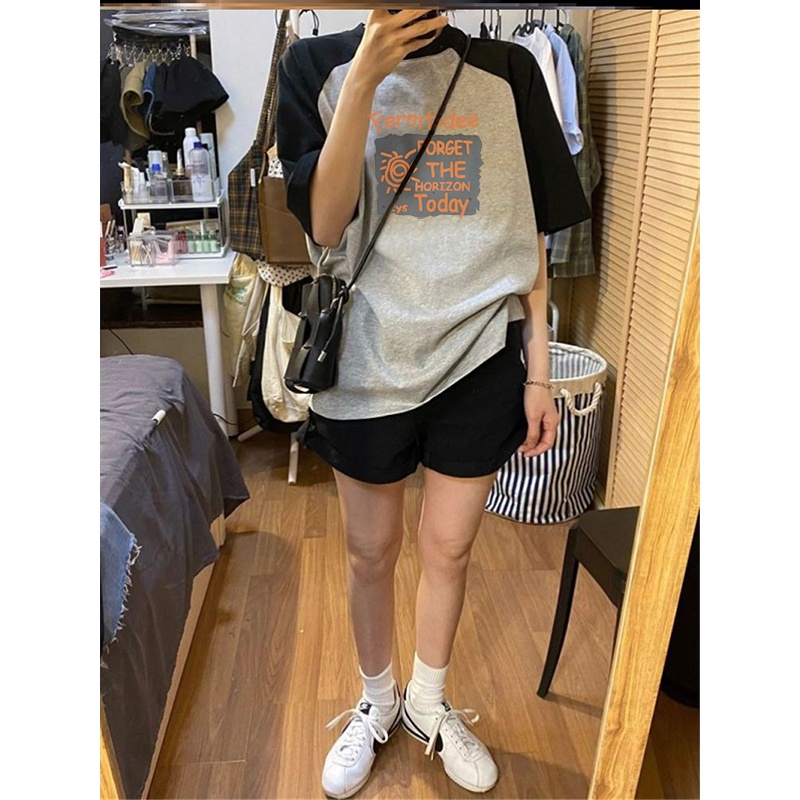 NRVP Áo Thun 100% Cotton Tay NgắN In Hoạ TiếT ĐộC ĐáO Phong CáCh HàN QuốC 2023