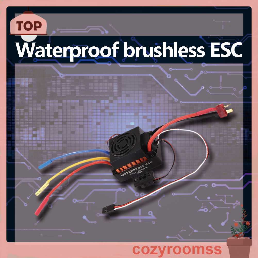 Động Cơ Không Chổi Than ESC 60A Chống Thấm Nước