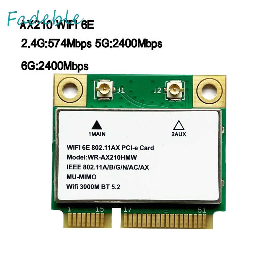 Thẻ Mạng Mini PCIe Băng Tần Kép 5.2 537 6 Chuyên Dụng Chất Lượng Cao
