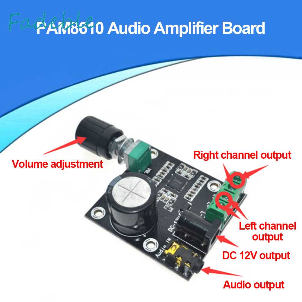 Mô Đun Khuếch Đại Âm Thanh Kỹ Thuật Số PAM8610 Class D 15W + 15W 12V DC