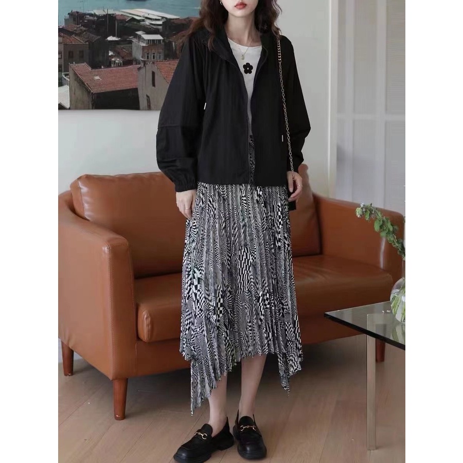 Áo Khoác Mỏng Có Mũ Trùm Đầu Thoáng Khí Phong Cách Mới Mùa Hè Cho Nữ