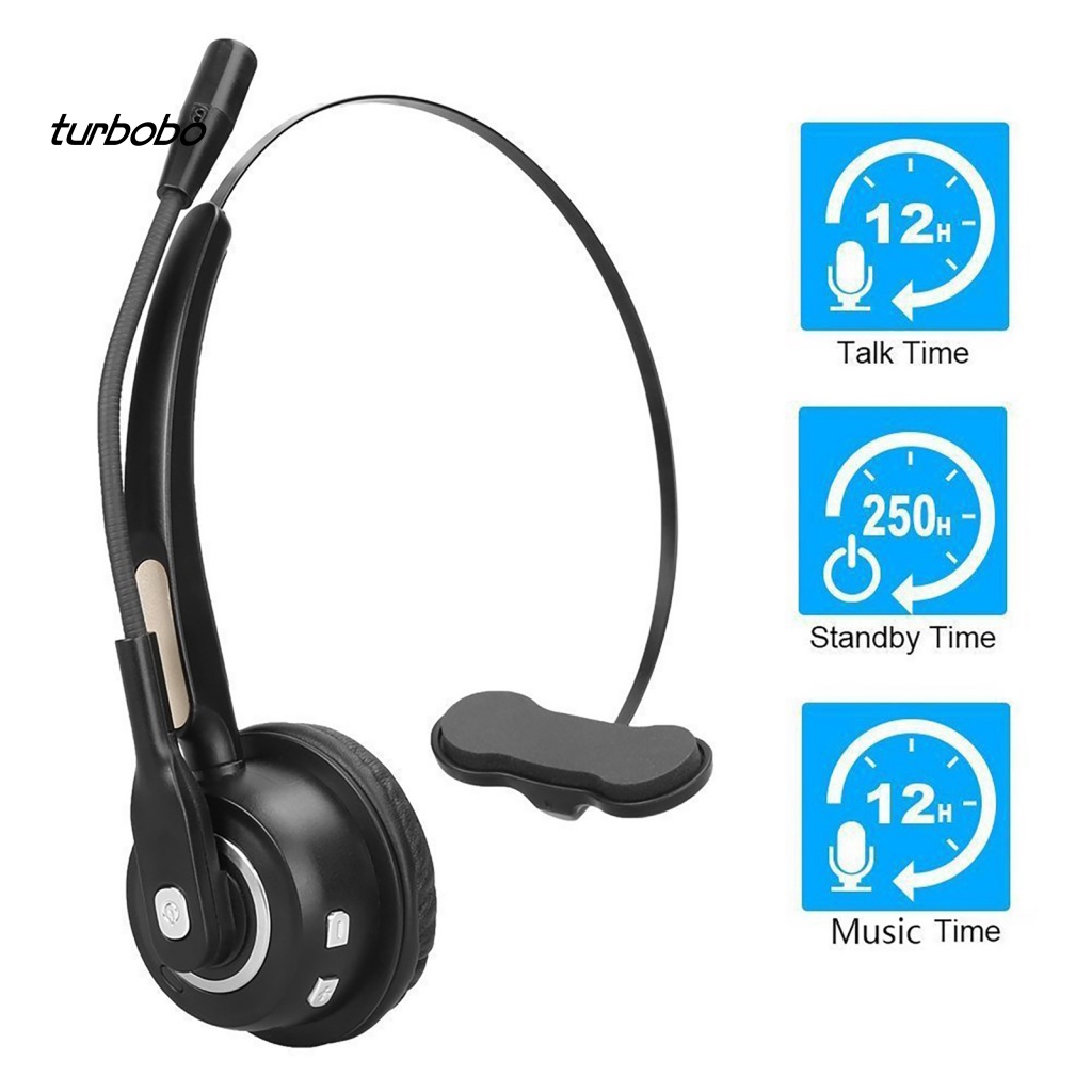 Tai Nghe Bluetooth 4.0 Không Dây Chống Tiếng Ồn turbobo BH520 Cho Điện Thoại / Văn Phòng