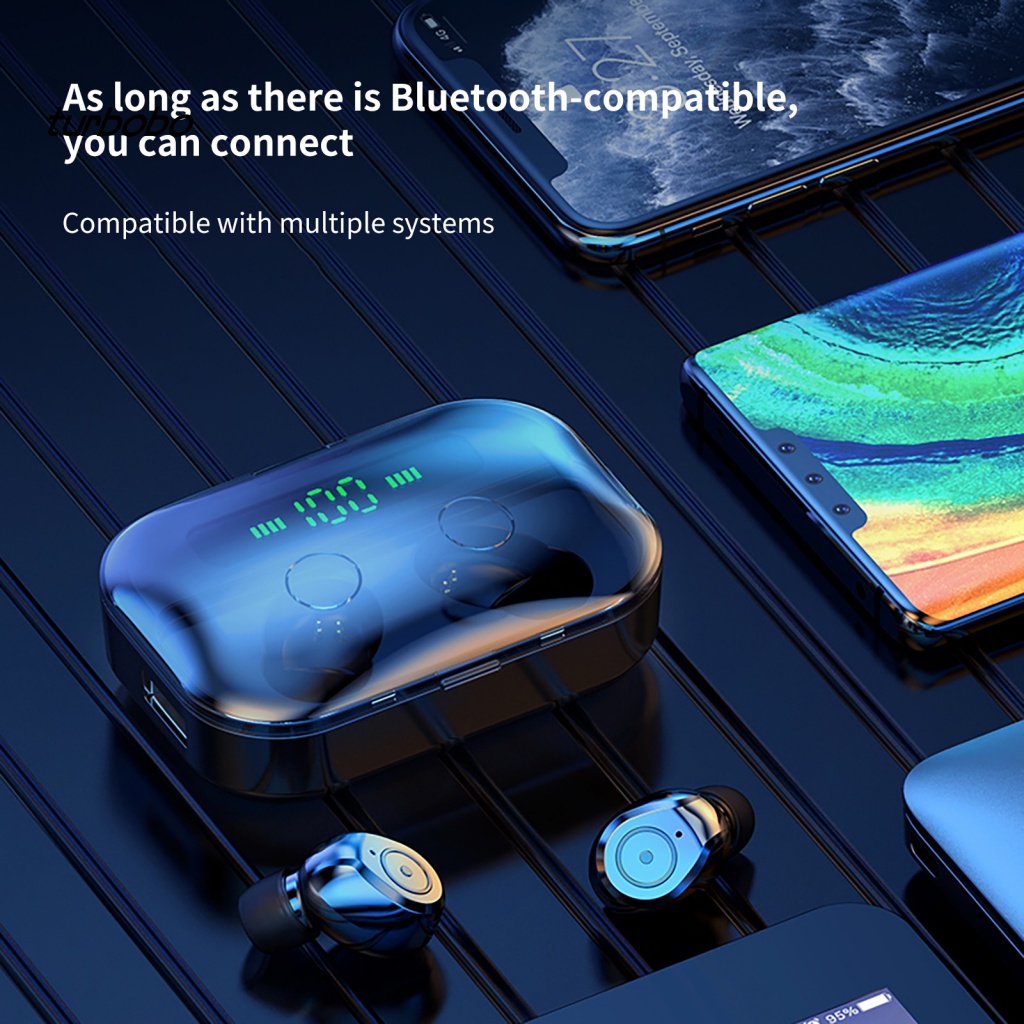 Tai Nghe Thể Thao Không Dây Bluetooth 5.0 M7s Màn Hình LED Kỹ Thuật Số Cảm Ứng Âm Thanh Nổi