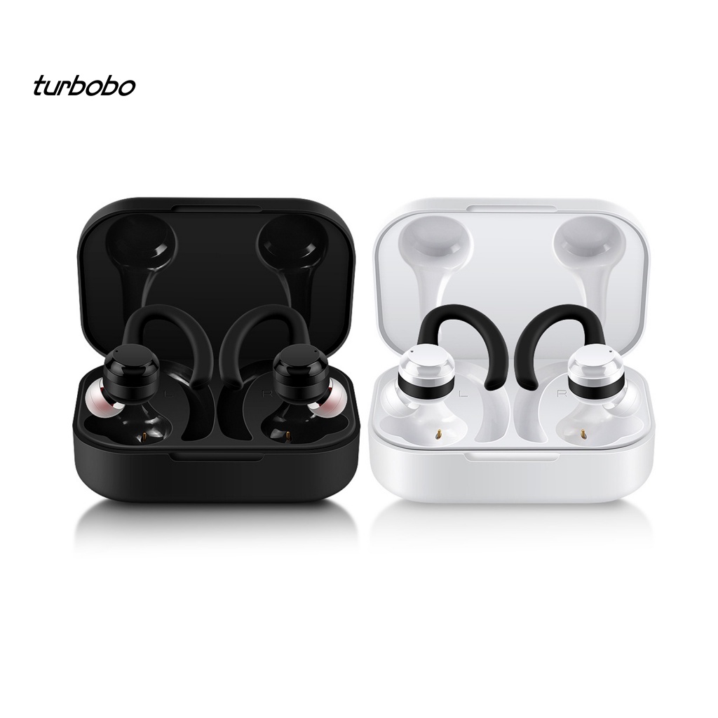 Tai Nghe Không Dây Bluetooth 5.0 D030 Móc Vành Tai Tích Hợp Hộp Sạc