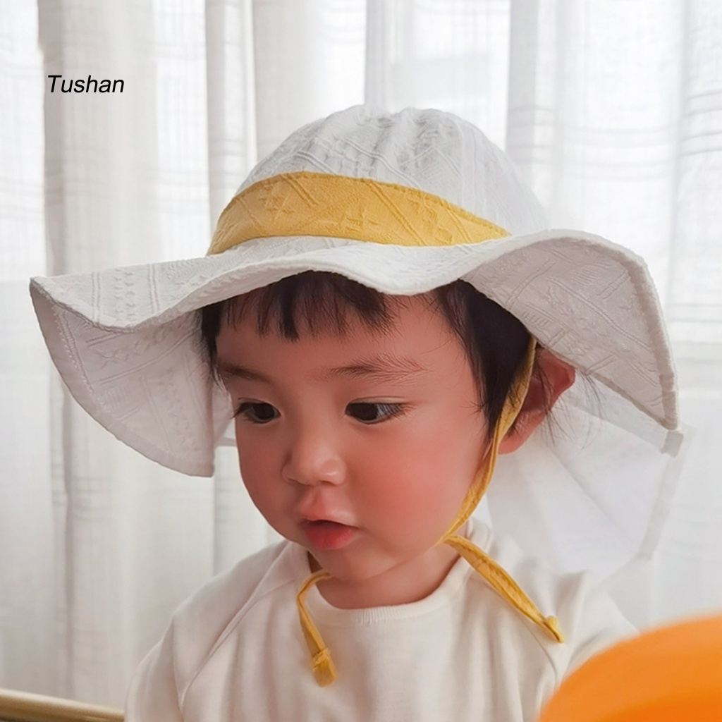 Mũ Bucket Vành Rộng Chống Nắng Bảo Vệ Da Thân Thiện Với Làn Da Dành Cho Trẻ Em