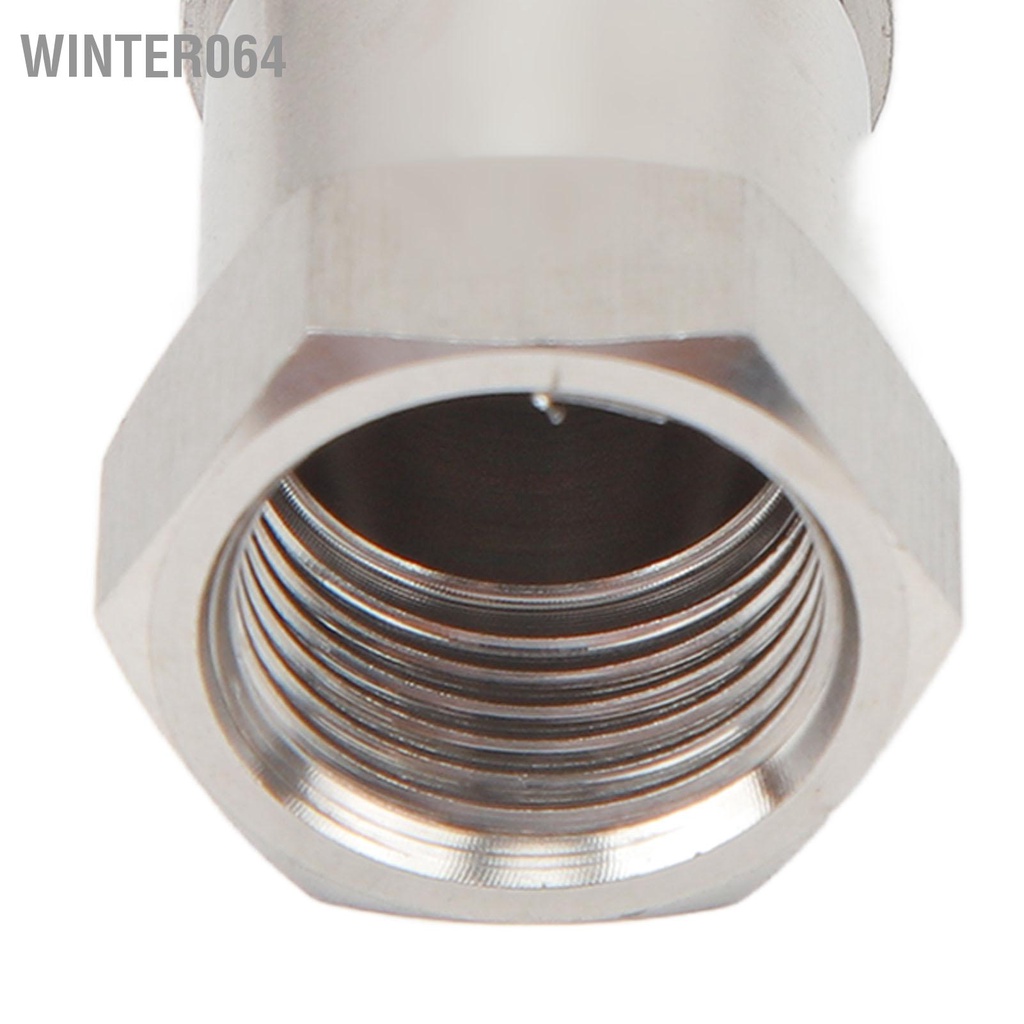 Winter064 Bộ mở rộng cảm biến oxy 90 ° Kết cấu thép có góc M18x1.5 Miếng đệm O2 cường độ cao