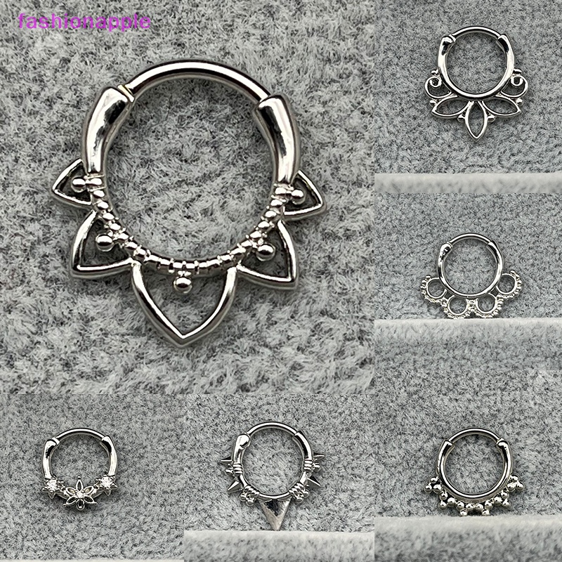 Khuyên Mũi Bằng Thép 316L Tạo Hình Bông Hoa Dành Cho Nam Và Nữ