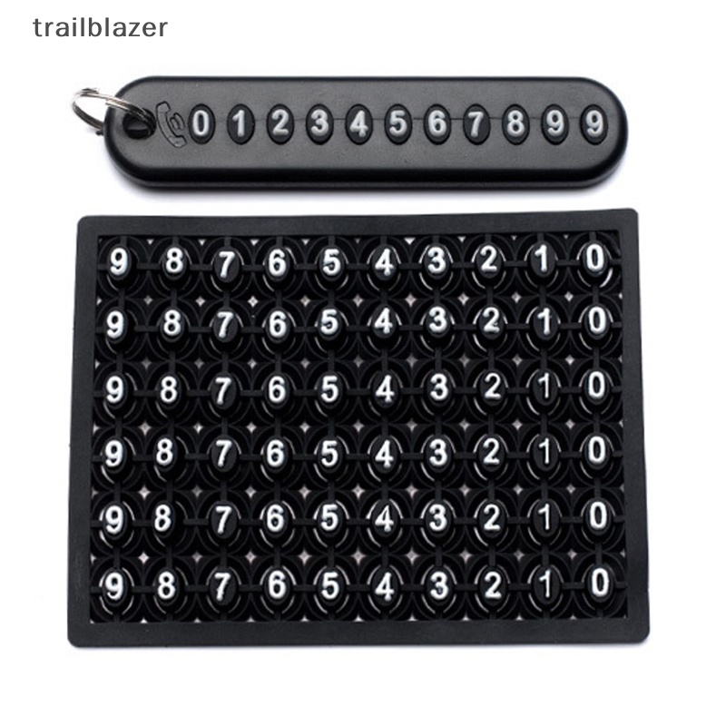 Vòng Móc Chìa Khóa Xe Hơi Chống Mất Số Điện Thoại Di Động trailblazer UIO