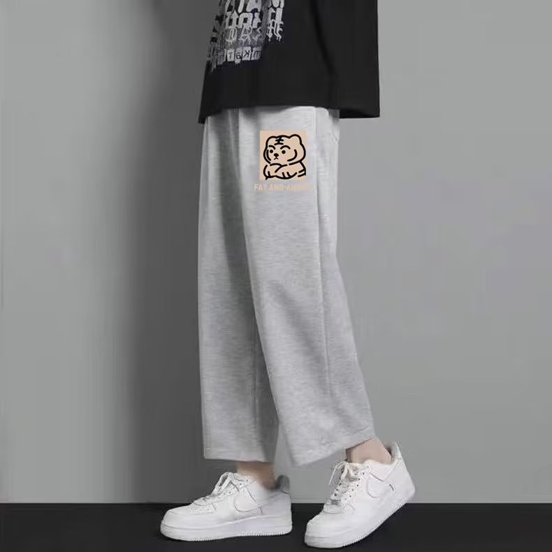 Quần Dài Thể Thao In Hổ Hoạt Hình Cỡ Lớn 100kg Thời Trang Mùa Hè Cho Nam