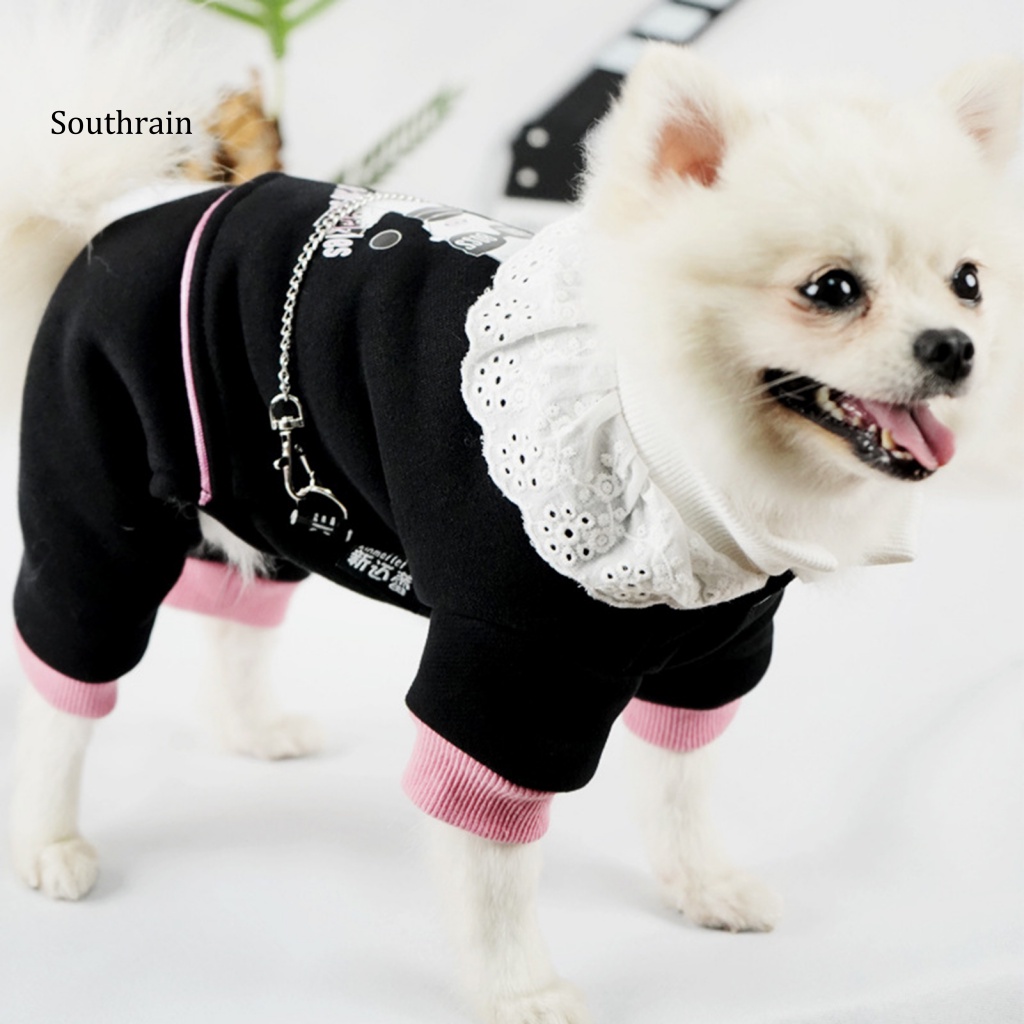 Áo Sweater Hóa Trang In Họa Tiết Thời Trang Thân Thiện Với Da Cho Cún Cưng Dịp Halloween