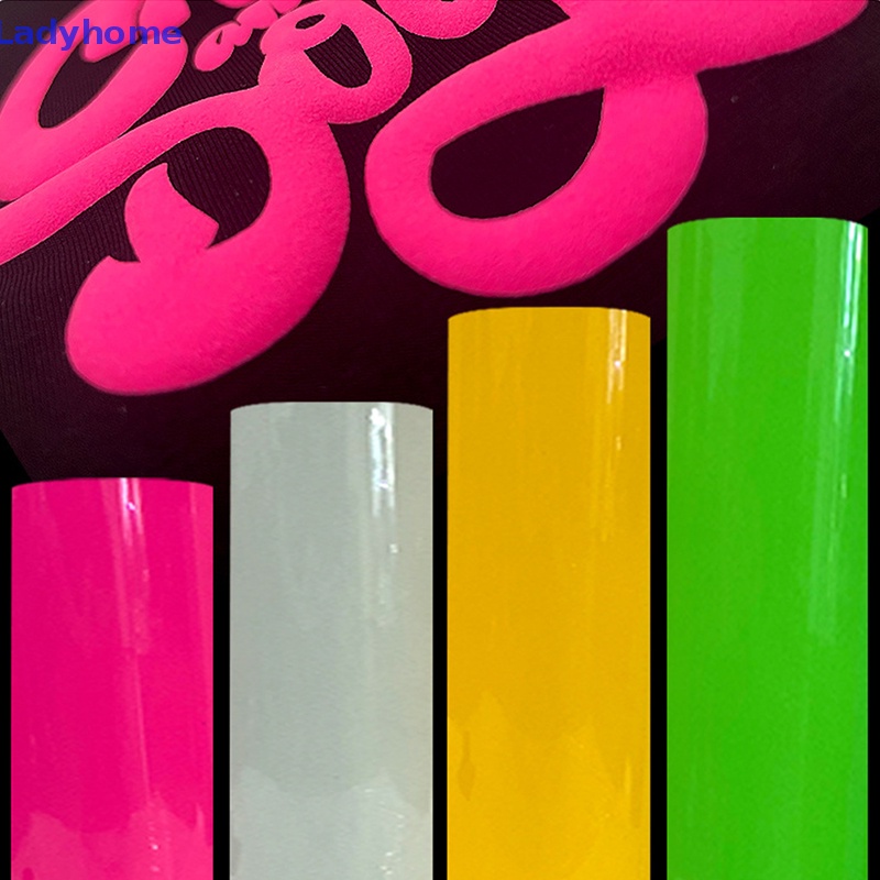 Miếng Dán Vinyl 3D Phát Sáng Trong Bóng Tối 4 Màu Tùy Chọn Cho Áo Thun Cricut Cameo