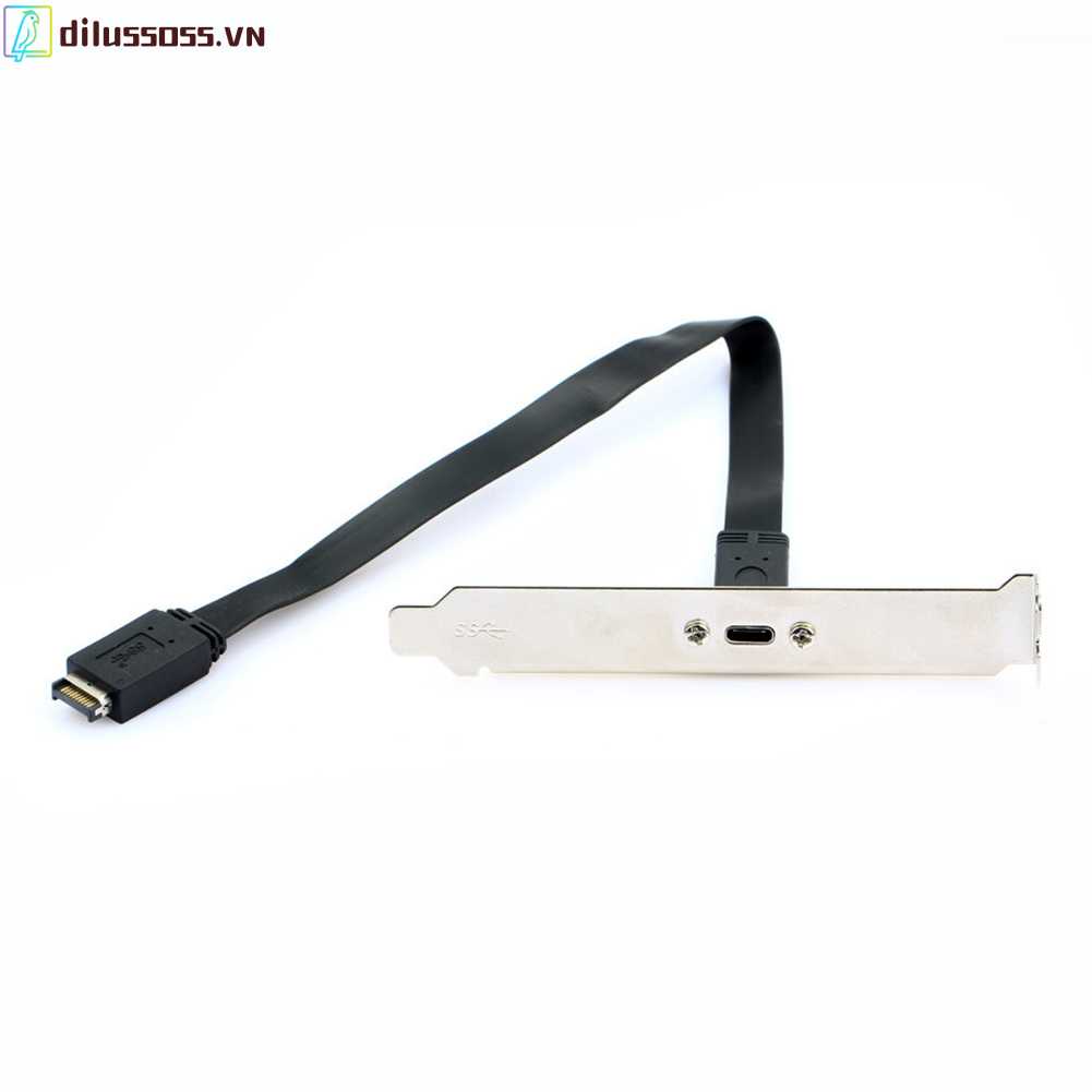 Dây Cáp Nối Dài Bảng Mạch Chủ Cổng USB 3.1 Loại E M Sang Cổng Type C