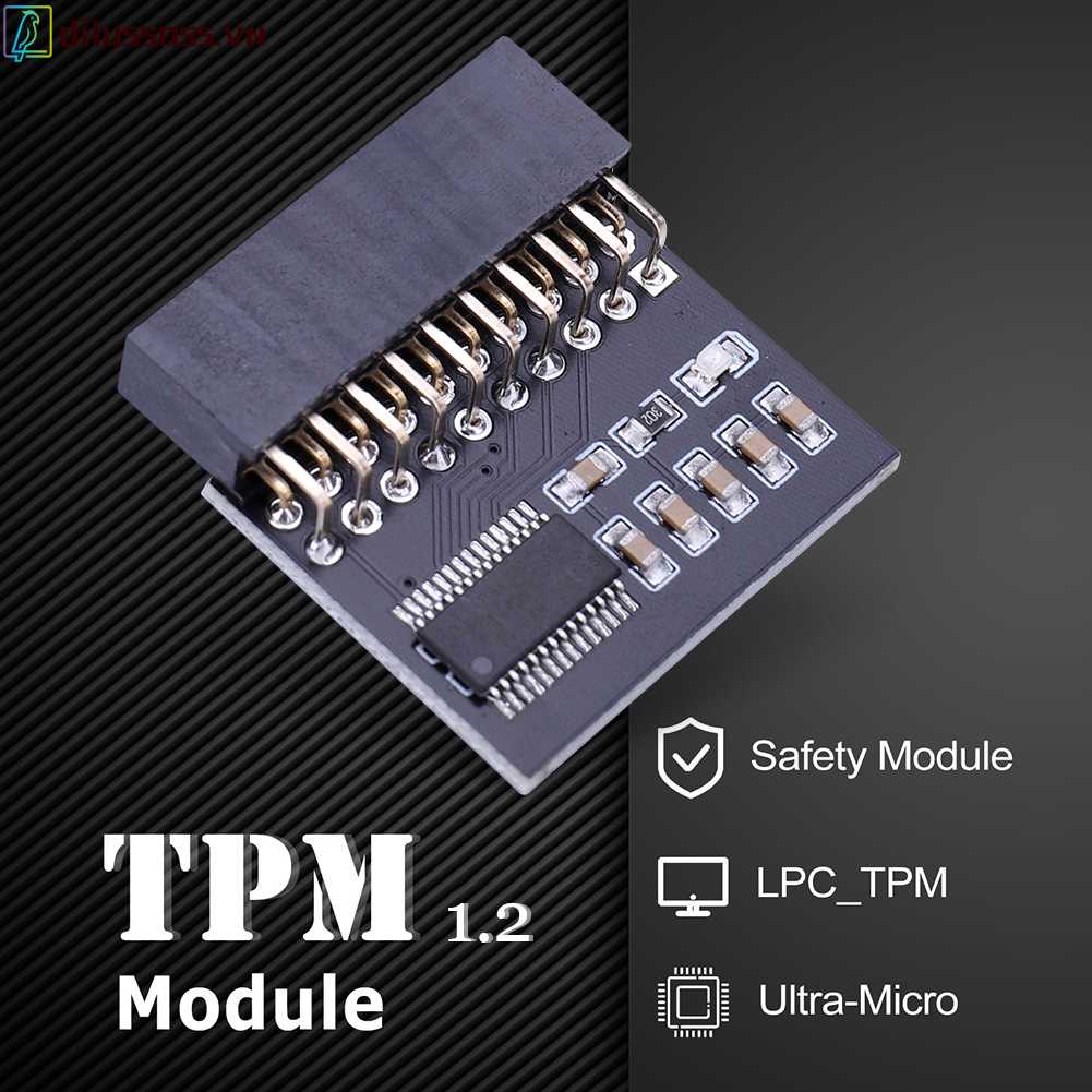 Mô Đun An Ninh TPM1.2 LPC 20 Pin Cho ASUS / Asock / MSI / Gigabyte