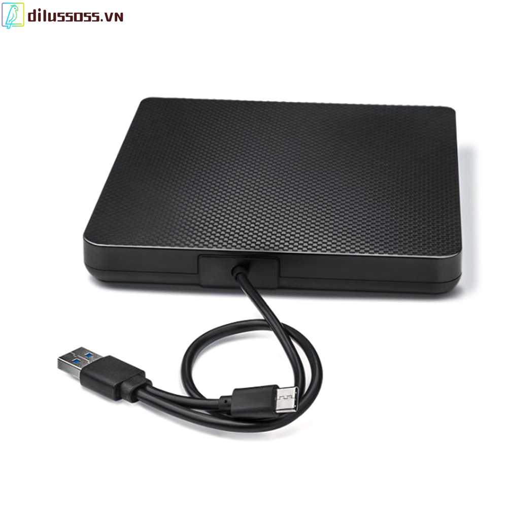 Vỏ Ổ Đĩa Quang Học USB 3.0 Type-C DVD Cho Laptop Notebook